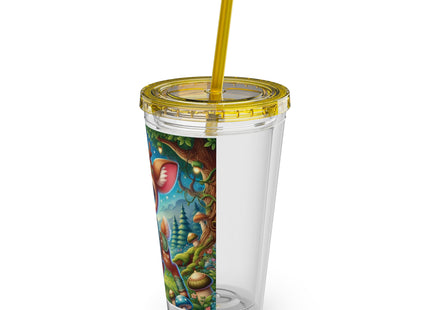 Fawn Defender Sunsplash Tumbler with Straw, 16oz