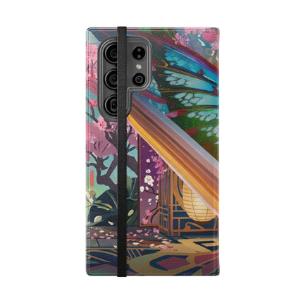 🦊🦋 Cyber Kitsune Butterfly Guardian Phone Case – Neon Magic & Digital Dreams