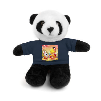 Whimsical Springtime Exchange Stuffed Animals with Tee