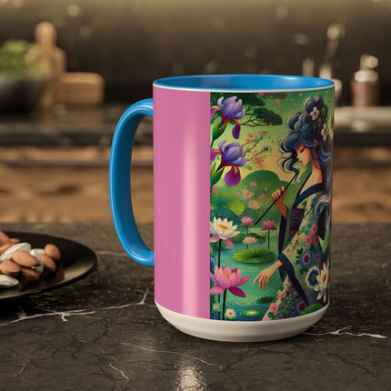 Fairy of the Koi Pond Colorful Mugs (11oz, 15oz)