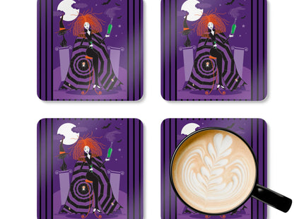 Mystic Elegance Corkwood Coaster Set