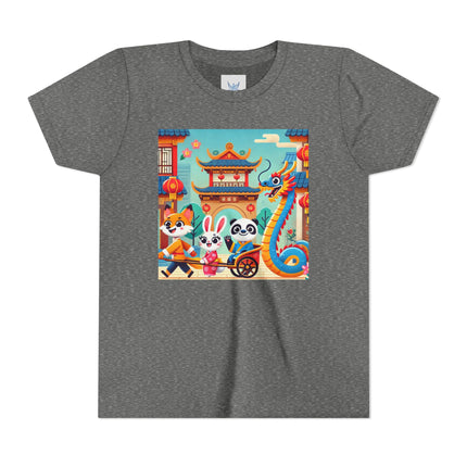 Lantern Street Dragon Parade Youth Short Sleeve Tee