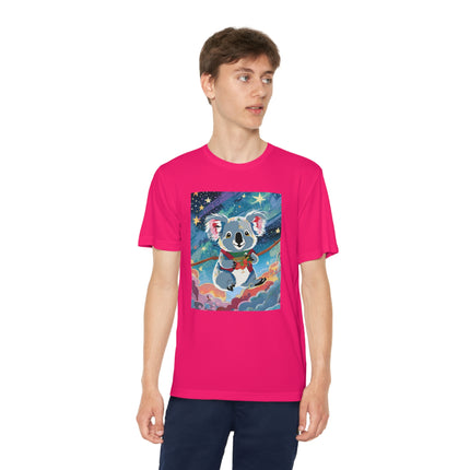 Cute Koala Youth Competitor Tee – Dreamy Skies & Whimsical Wonder