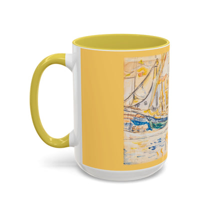 Saint-Tropez by Paul Signac Colorful Mugs (11oz, 15oz)