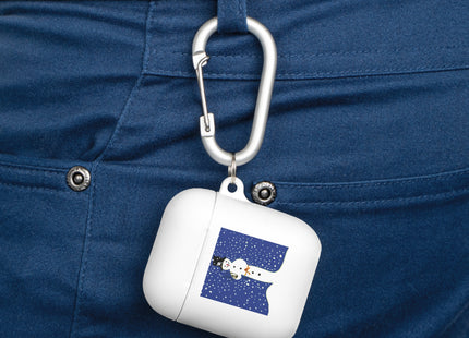 Snowman in Falling Snow AirPods Cover