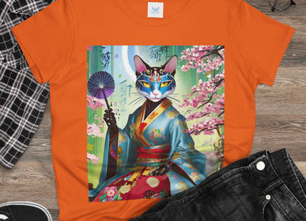 Cyberpunk Geisha Cotton Tee