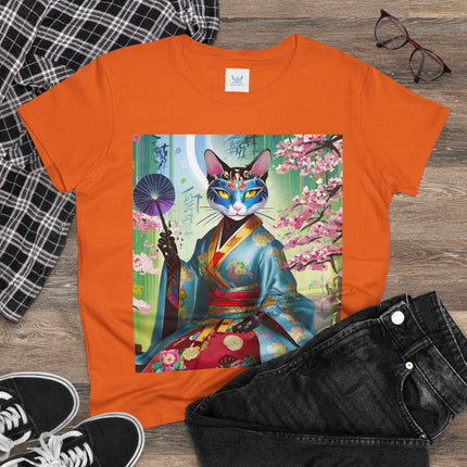 Cyberpunk Geisha Cotton Tee