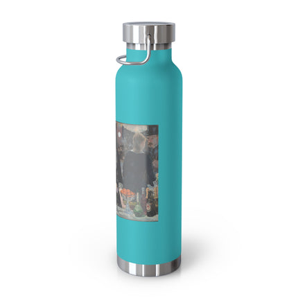 A Bar at the Folies-Bergère by Edouard Manet Copper Vacuum Insulated Bottle, 22oz