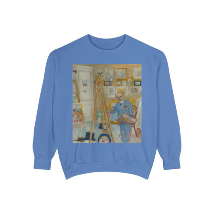 The Skeleton Painter by James Ensor Garment-Dyed Sweatshirt