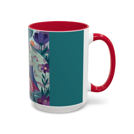 The Ladies Of The Secret Masquerade Colorful Mugs – Art Deco Floral Mystery