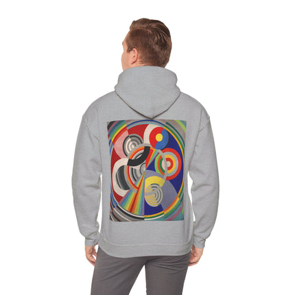 Rythme No. 1 by Robert Delaunay Heavy Blend™ Hooded Sweatshirt