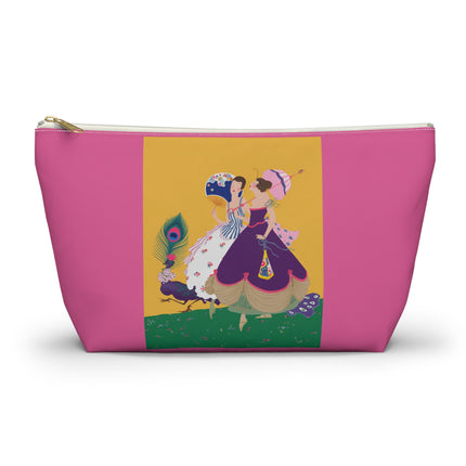 Peacock Ladies in the Garden Cosmetic Bag – Playful Elegance & Art Deco Charm