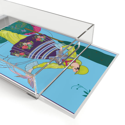 Exquisite Elegance by Umberto Brunelleschi Acrylic Serving Tray