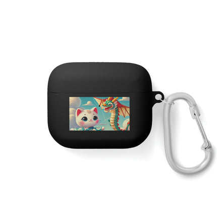 Geisha Kitten and the Dragon Kite AirPods and AirPods Pro Case