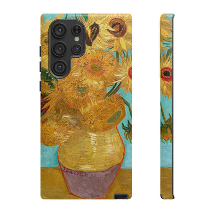 Vase with Twelve Sunflowers by Vincent Van Gogh Phone Cases