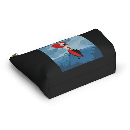 Siren of the Waves Cosmetic Bag – Dramatic Sea Power & Bold Elegance