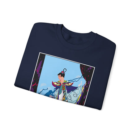 A Visual Journey by Umberto Brunelleschi Women's Heavy Blend™ Crewneck Sweatshirt