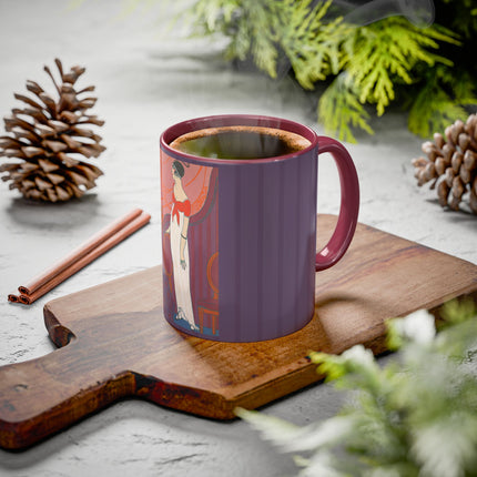 L’Entracte by Georges Lepape Colorful Mugs (11oz, 15oz)