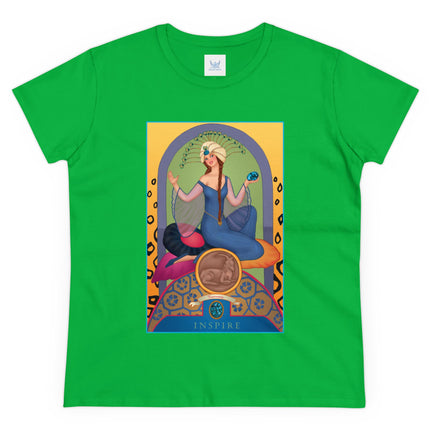 December & Tanzanite (from the Gem Series) by Sofia Chiostri Women's Midweight Cotton Tee
