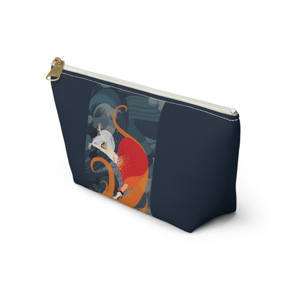 Flame of the Tempest Cosmetic Bag – Fiery Drama & Elemental Grace