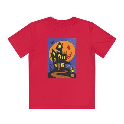 Halloween Night at the Haunted House Youth Competitor Tee