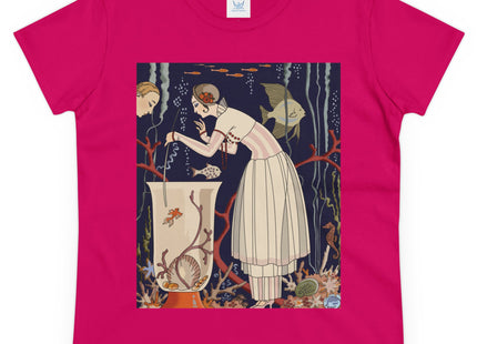 L'Etourdissant Petit Poisson (The Dazzling Little Fish) by George Barbier Women's Midweight Cotton Tee