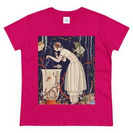 L'Etourdissant Petit Poisson (The Dazzling Little Fish) by George Barbier Women's Midweight Cotton Tee