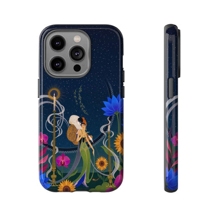 🌙🕯️ The Lady Of The Midnight Garden Phone Case – Art Deco Nocturne