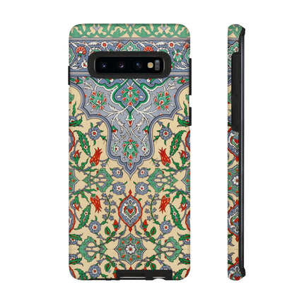 Arabic Art Pattern, Plate by Emile Prisse d’Avennes Phone Cases