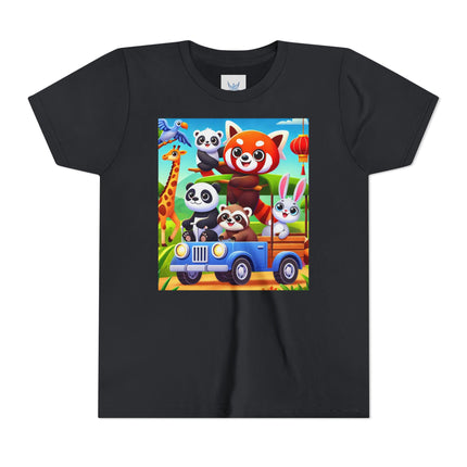 Safari Friends on the Move Youth Short Sleeve Tee