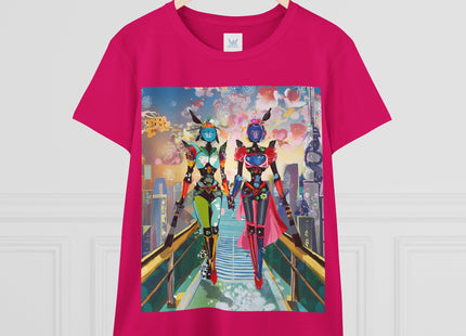 Cyber Punk Robot Models Cotton Tee