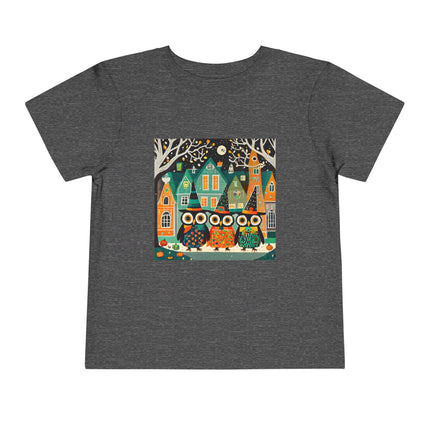 Night of the Trick-or-Treating Owlets Toddler Short Sleeve Tee