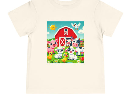 Happy Barnyard Morning Toddler Short Sleeve Tee