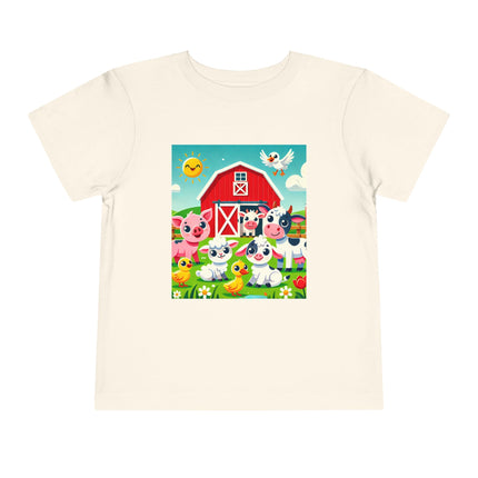 Happy Barnyard Morning Toddler Short Sleeve Tee