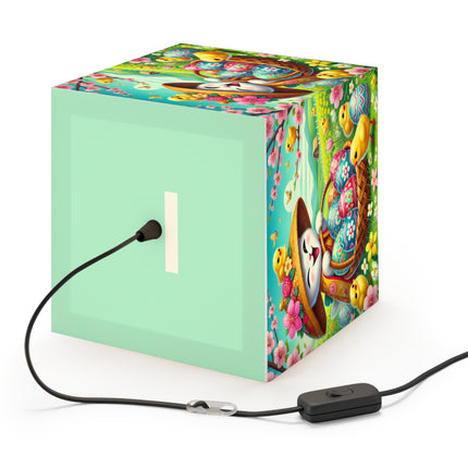 Geisha Kitten’s Easter Delight Light Cube Lamp