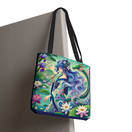 Fairy of the Koi Pond Tote Bag – Mystical Harmony & Pond Enchantment