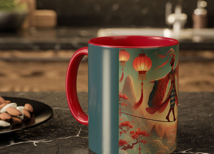 The Lantern Walker Colorful Mugs (11oz, 15oz)