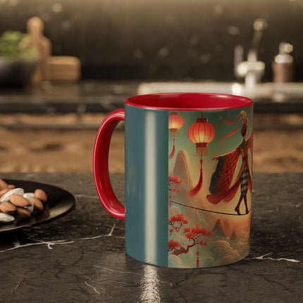 The Lantern Walker Colorful Mugs (11oz, 15oz)