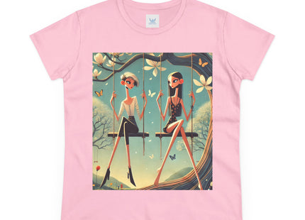Whispers on the Spring Swing Cotton Tee