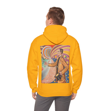 Portrait of Felix Feneon by Paul Signac Heavy Blend™ Hooded Sweatshirt