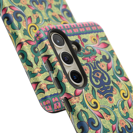 Colorful Flower Pattern by Owen Jones Phone Cases