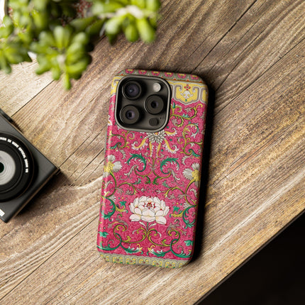 Pink Floral Pattern by Owen Jones Phone Cases