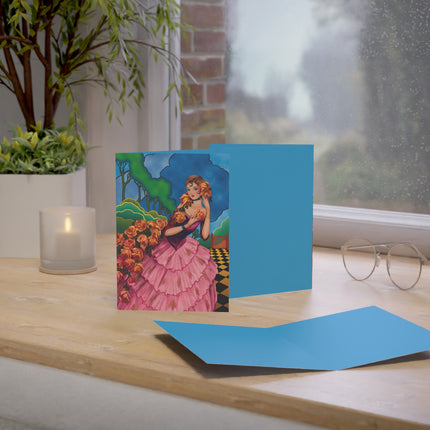 Enchanted Elegance by Bonora Degami Greeting Card 1, 10, 30, and 50pcs