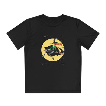A Witch’s Moonlit Flight Youth Competitor Tee