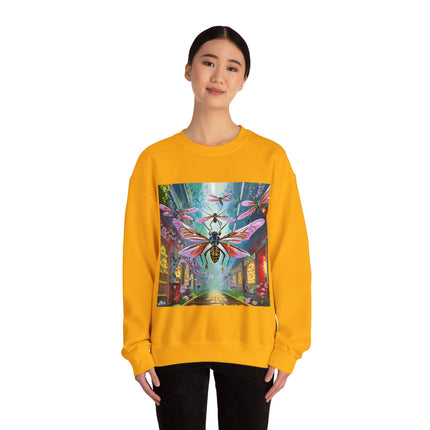 Neon Swarm Unisex Heavy Blend™ Crewneck Sweatshirt