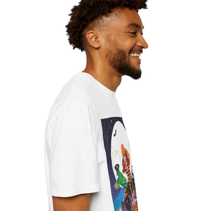 Moonlit Pirate Halloween Unisex Garment-Dyed T-shirt