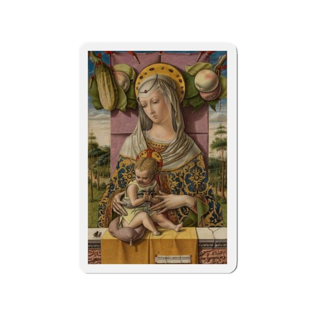 Madonna and Child by Carlo Crivelli Die-Cut Magnets (5 Sizes)
