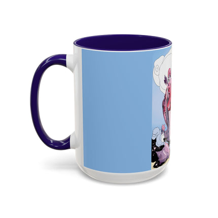 Goddess of the Swirling Sea Colorful Mugs (11oz, 15oz)