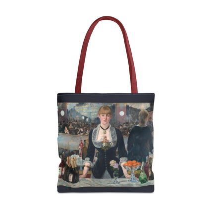 A Bar at the Folies-Bergère by Edouard Manet Tote Bag (AOP)