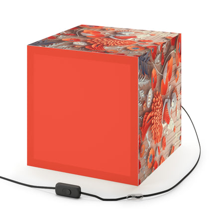 Poppy Fairy Light Cube Lamp